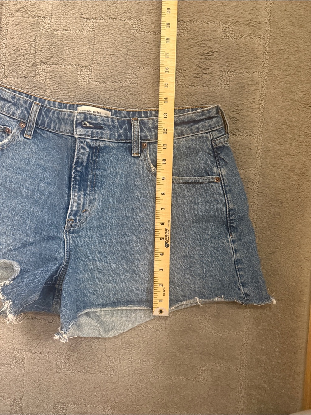 Abercrombie & Fitch Light Blue Denim Jean Shorts - Picture 6 of 6